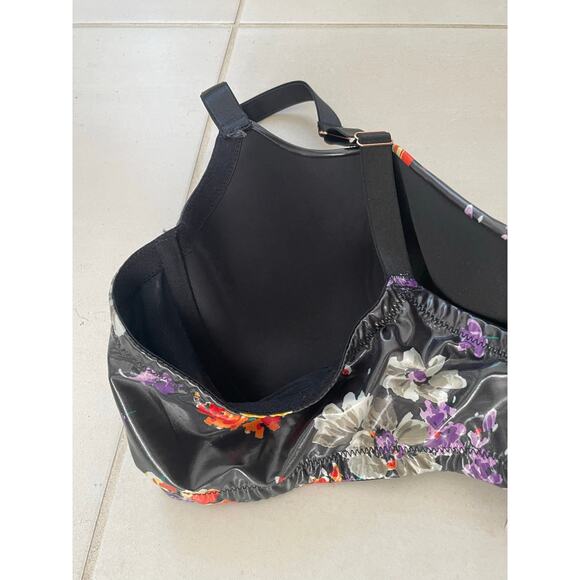 Savage X Fenty Lingerie Night Blooms Tropical Floral Demi Bra - Picture 9 of 10